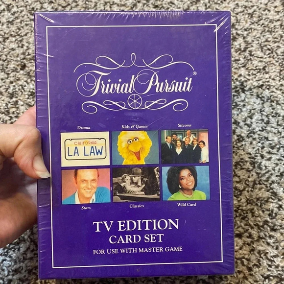 🆕 vintage Trivial Pursuit 1991 TV Edition Card Set - Picture 1 of 5